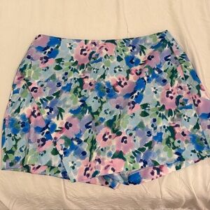 Zara Floral Print Skort